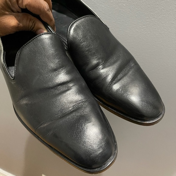 Barney’s New York Slip on Black Sz 11 M - Picture 11 of 11